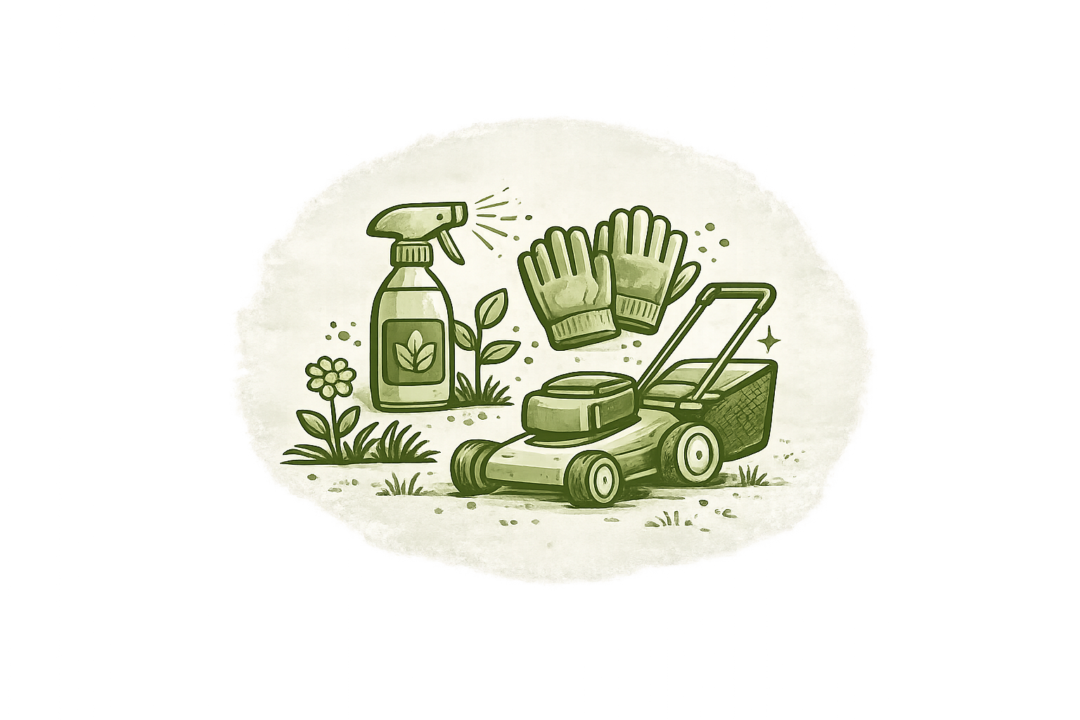 Illustration entretien des espaces verts