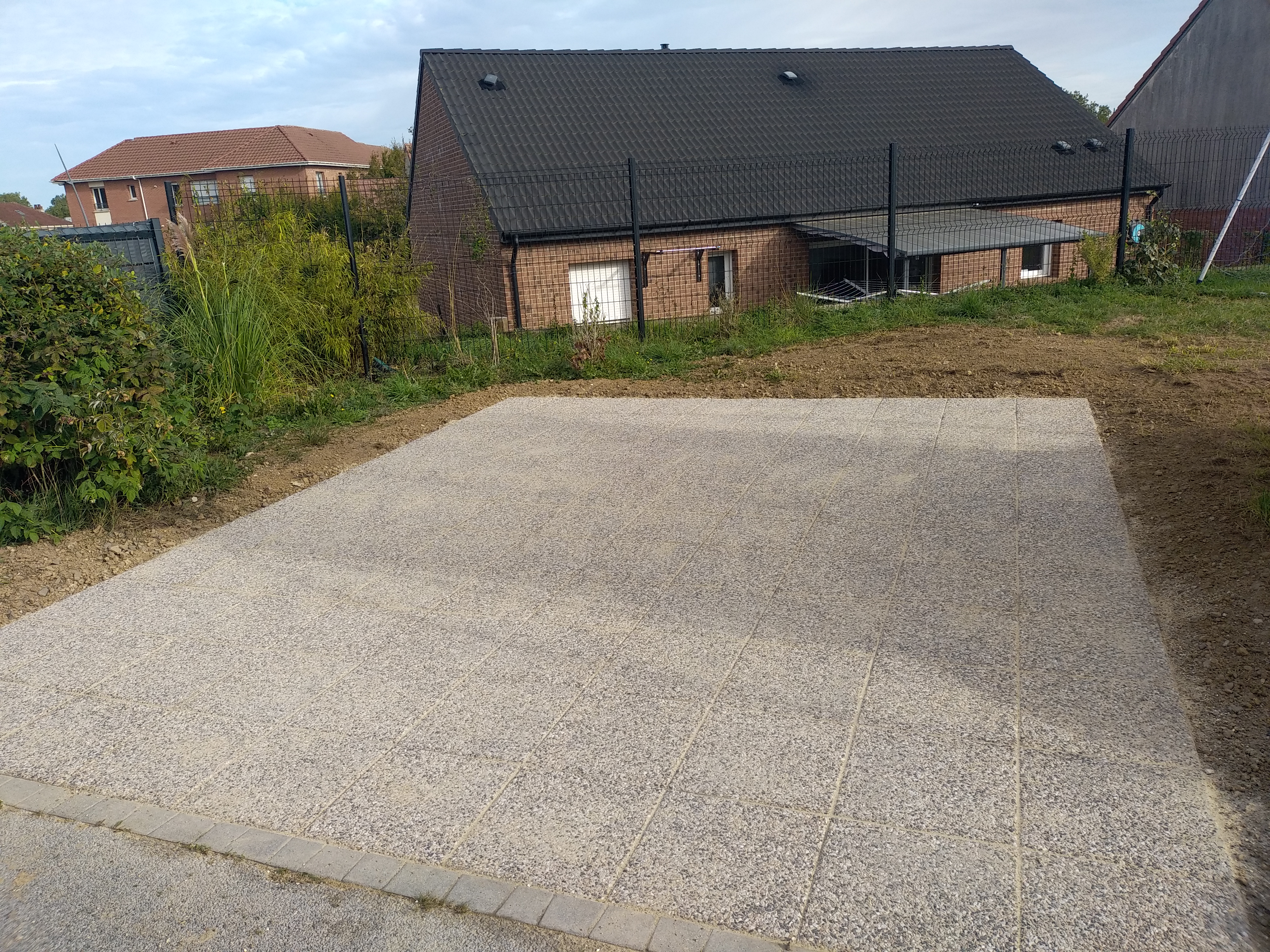 Création d'une terrasse